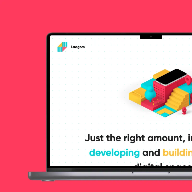 Image of Laagom.com Marketing Page